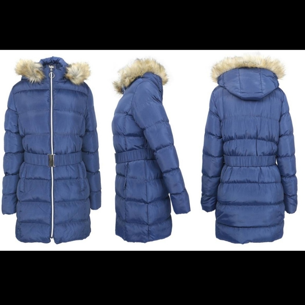 Fur Trimmed Hoodie Jacket